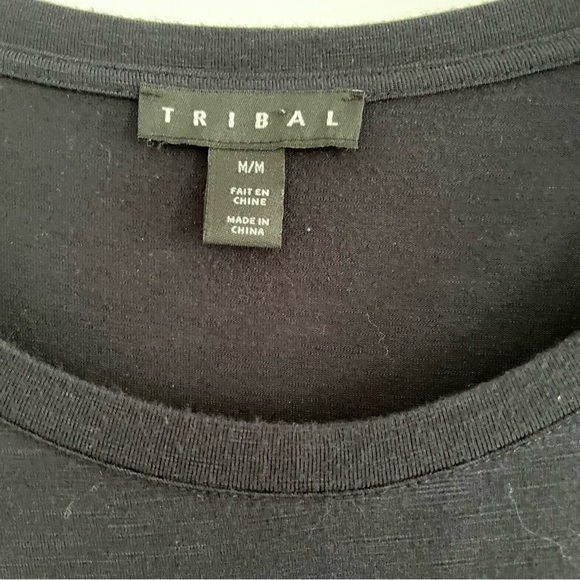 Long Sleeve Black Oversized Top - Picture 6 of 6